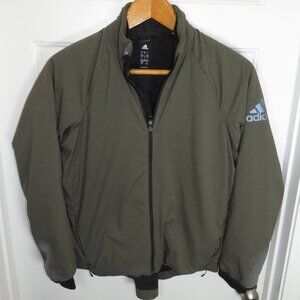 Adidas Climaheat Polartec Alpha Running Jacket Grid Fleece Lined LG (16-18)